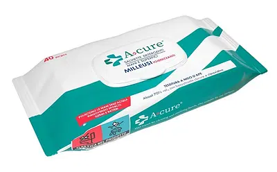 A+CURE IGIENIZZANTE SALVIETTE POP-UP 40 PEZZI A+CURE IGIENIZZANTE SALVIETTE POP-UP 40 PEZZI