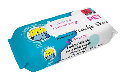 A+CURE I LOVE MY PET SALVIETTE POP-UP MUSCHIO BIANCO 100 PEZZI RICARICA A+CURE I LOVE MY PET SALVIETTE POP-UP MUSCHIO BIANCO 100 PEZZI RICARICA