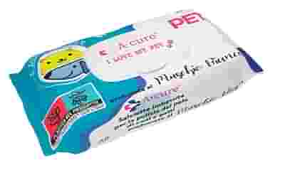 A+CURE I LOVE MY PET SALVIETTE POP-UP MUSCHIO BIANCO 40 PEZZI RICARICA