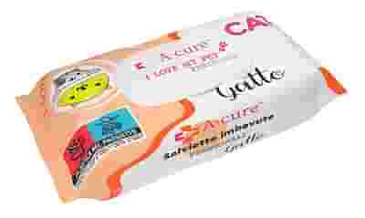 A+CURE I LOVE MY PET FUNZIONALE SALVIETTE POP-UP GATTO 40 PEZZI RICARICA