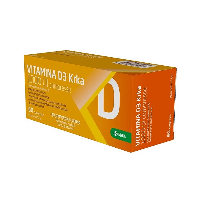 Vitamina D3 Krka 1000 Ui 60 Compresse