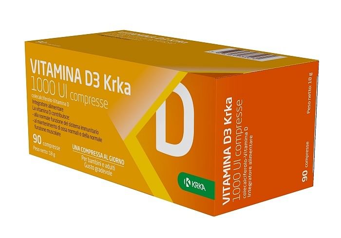 Vitamina D3 Krka 1000 Ui 90 Compresse