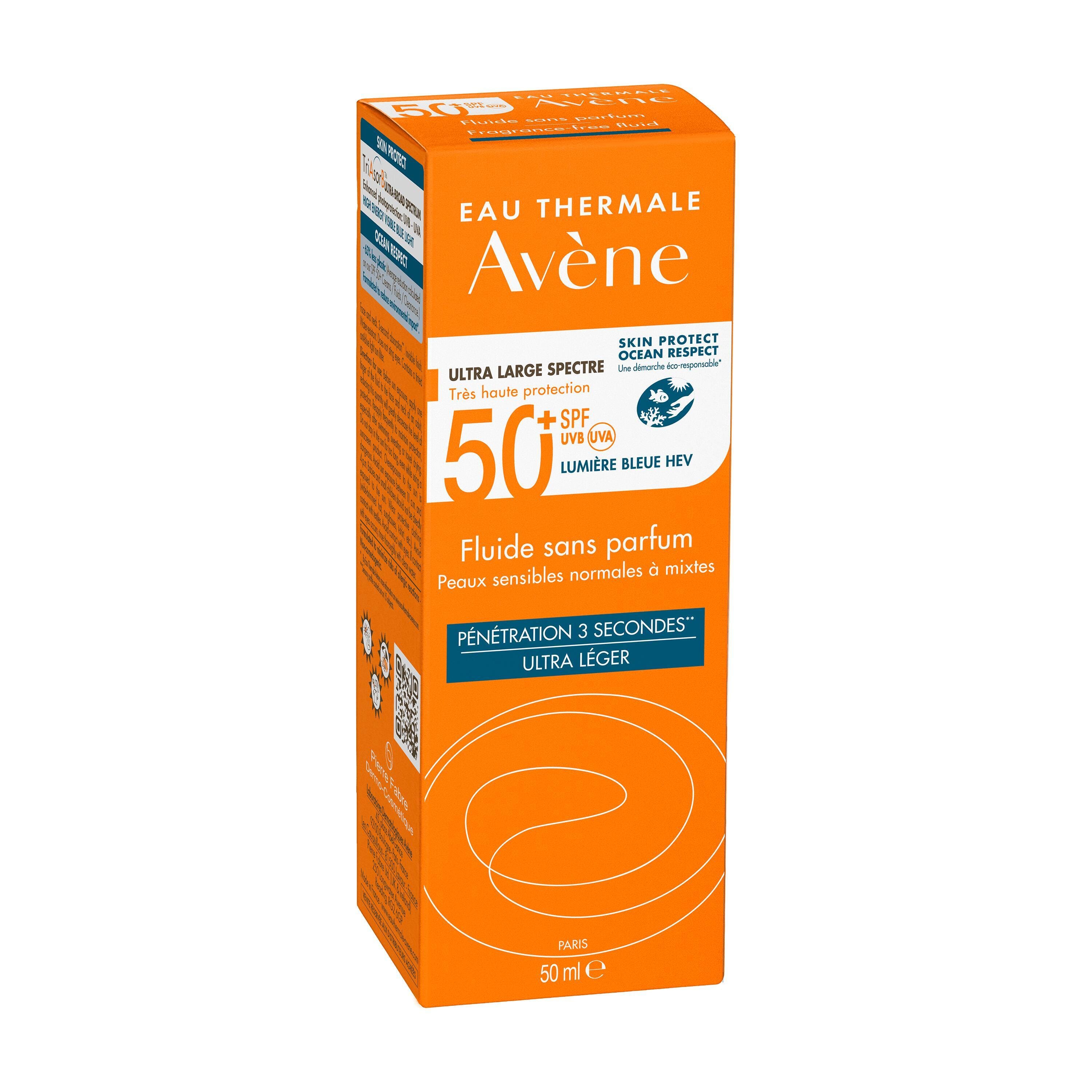 AVENE SOL FLUIDO SPF50+ SENZA PROFUMO NUOVA FORMULA 50 ML