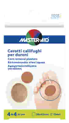 CEROTTO CALLIFUGO MASTER-AID FOOTCARE PER DURONI 4+4 PEZZI B1