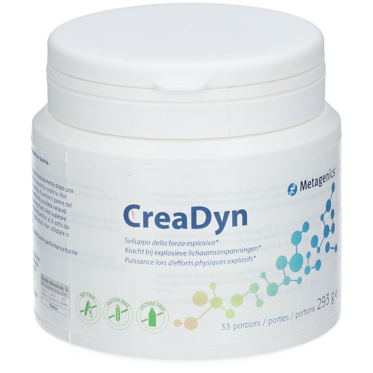 CREADYN 33 PORZIONI 293 G SENZA GLUTINE SENZA LATTOSIO