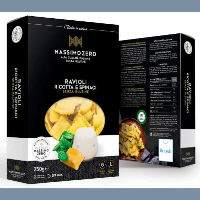 Massimo Zero Ravioli Ricotta E Spinaci 250 G