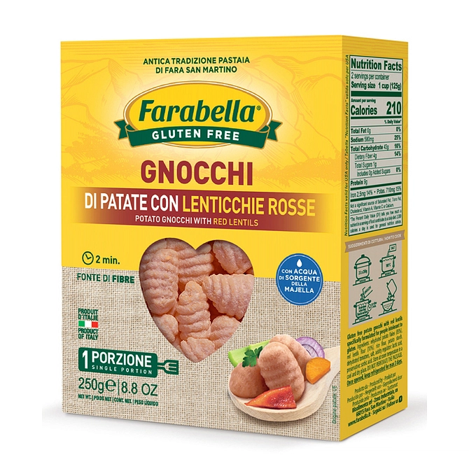 Farabella Gnocchi Patate E Lenticchie 250 G
