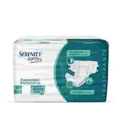 SERENITY PANNOLONE MUTANDINA SD SENSITIVE SUPER TAGLIA L 30 PEZZI