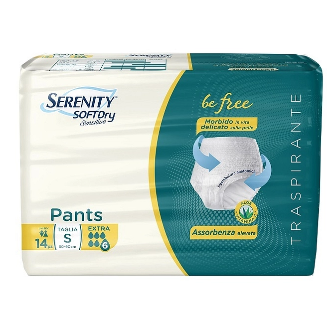 Serenity Pants Sd Sensitive Be Free Extra Taglia S 14 Pezzi