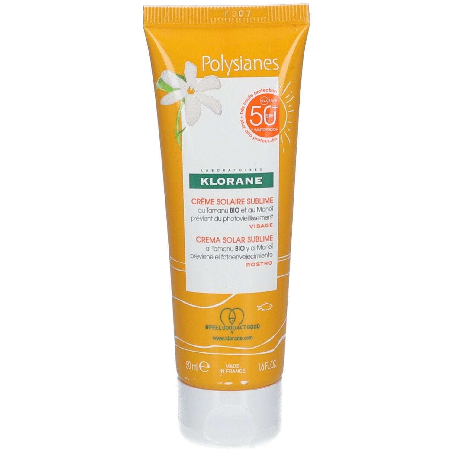 LES POLYSIANES CREMA VISO TAMANU BIO&MONOI SPF50+ 50 ML