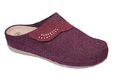 CALZATURA BRUGES FELT+SUEDE WOMAN BORDEAUX 39