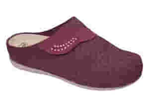 CALZATURA BRUGES FELT+SUEDE WOMAN BORDEAUX 40