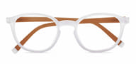 OCCHIALI DA LETTURA TWINS GOLD PAPEETE BIANCO-MARRONE +3,5