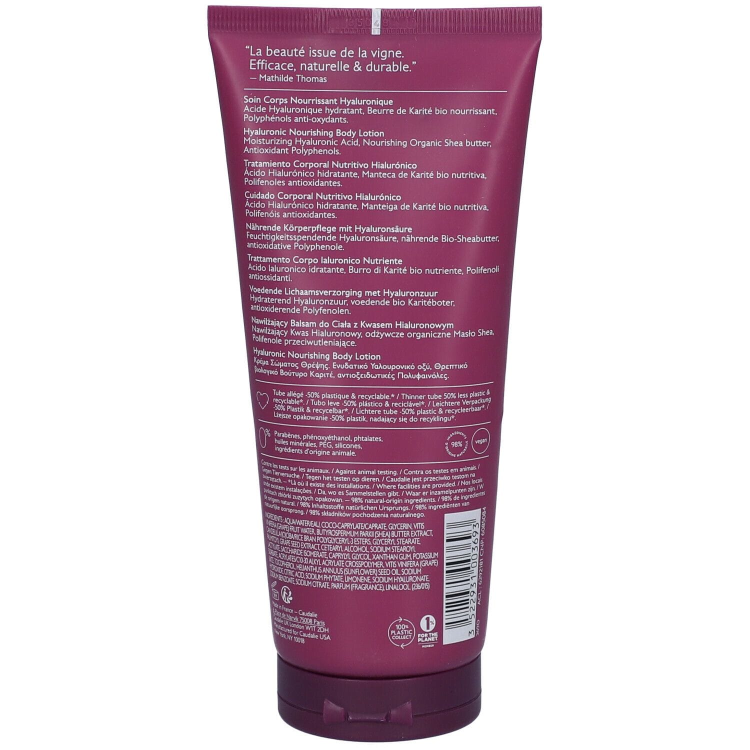 THE DES VIGNES TRATTAMENTO CORPO NUTRIENTE 200 ML 2022
