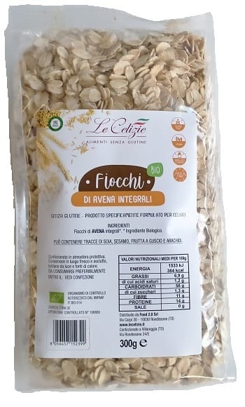 LE CELIZIE FIOCCHI DI AVENA INTEGRALI 300 G