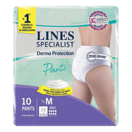 PANNOLONE PER INCONTINENZA LINES SPECIALIST DERMA PANTS MAXI M 10 PEZZI