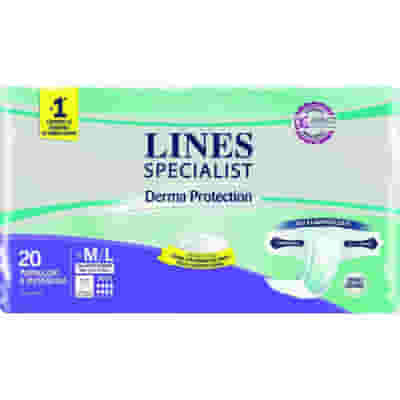 PANNOLONE A MUTANDINA LINES SPECIALIST DERMA MAXI M/L 20 PEZZI