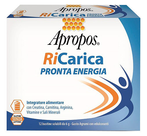 Apropos Ricarica Pronta Energia 12 Bustine 6 G