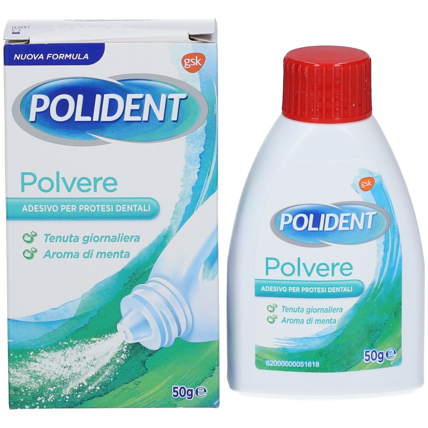 POLIDENT POLVERE MENTA 50 G