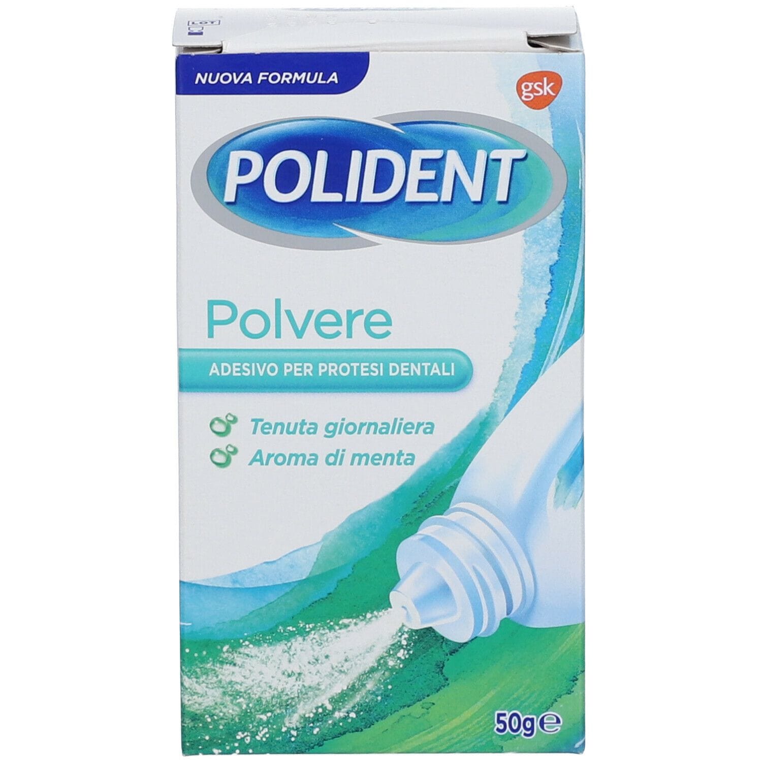 POLIDENT POLVERE MENTA 50 G