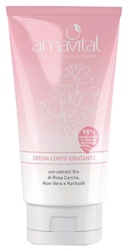 AMAVITAL PRIVATE COLLECTION CREMA CORPO IDRATANTE ROSA CANINA&KARKADE' 150 ML