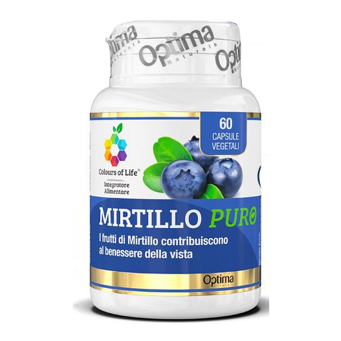 Colours Of Life Mirtillo Puro 60 Capsule Vegetali 500 Mg