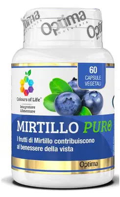 COLOURS OF LIFE MIRTILLO PURO 60 CAPSULE VEGETALI 500 MG COLOURS OF LIFE MIRTILLO PURO 60 CAPSULE VEGETALI 500 MG