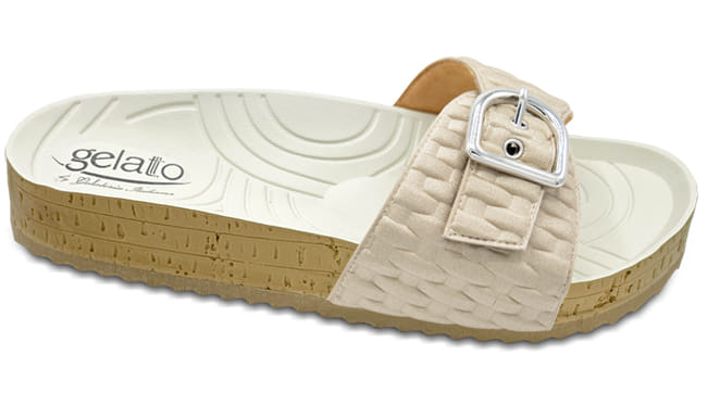 CALZATURA CON PLANTARE INDOSSABILE WOODSTOCK POSITANO SABBIA 39/40