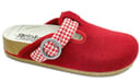 CALZATURA CON PLANTARE INDOSSABILE PUNTA CHIUSA WOODSTOCK SOFT FELT 2.0 RED 35/36