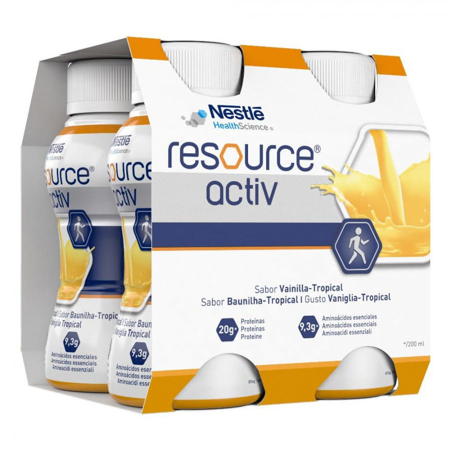 Resource Activ Vaniglia Tropical 4 X200 Ml