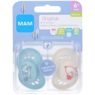 MAM ORIGINAL 6+ MATT SILICONE M 2X