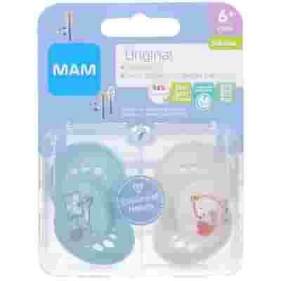 MAM ORIGINAL 6+ MATT SILICONE M 2X