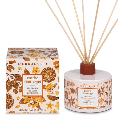 BACCHE FIORI LEGNI FRAGRANZA PER LEGNI PROFUMATI 200 ML