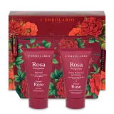 ROSA PURPUREA BEAUTY POCHETTE FAVOLOSA BAGNOGEL 75 ML + CREMA PROFUMATA CORPO 75 ML EDIZIONE LIMITATA