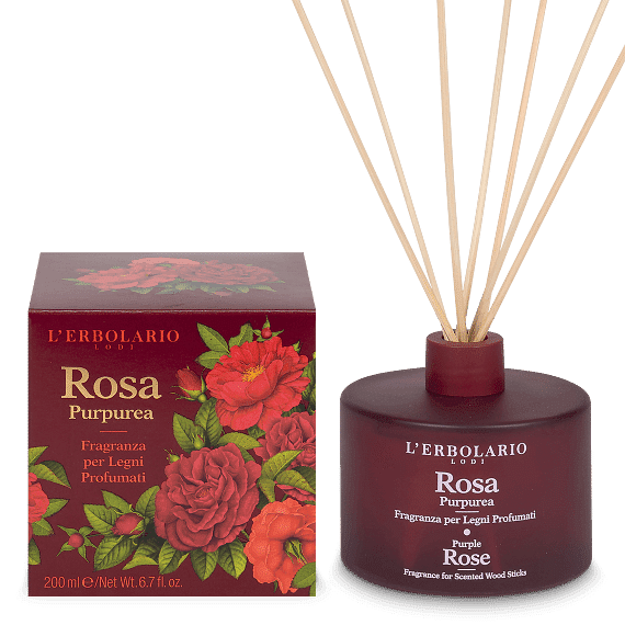 Rosa Purpurea Fragranza Per Legni Profumati 200 Ml