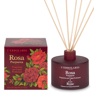 ROSA PURPUREA FRAGRANZA PER LEGNI PROFUMATI 200 ML