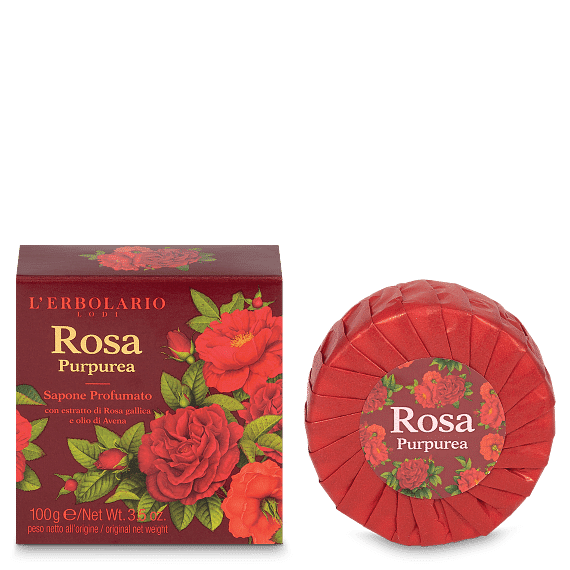 Rosa Purpurea Sapone Profumato 100 G