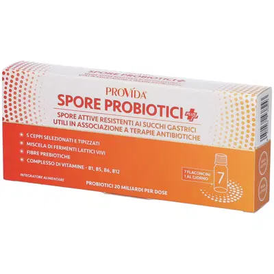 PROVIDA PROBIOTICI PLUS 20 MILIARDI 7 FLACONCINI X 8 ML PROVIDA PROBIOTICI PLUS 20 MILIARDI 7 FLACONCINI X 8 ML