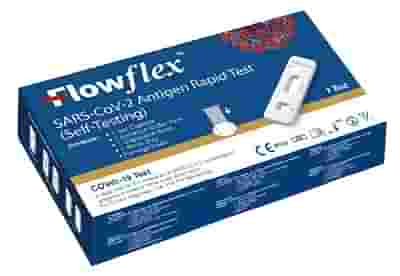 TEST ANTIGENICO RAPIDO COVID-19 FLOWFLEX AUTODIAGNOSTICO DETERMINAZIONE QUALITATIVA ANTIGENI SARS-COV-2 IN TAMPONI NASALI MEDIANTE IMMUNOCROMATOGRAFIA PROVETTA TAPPO BLU