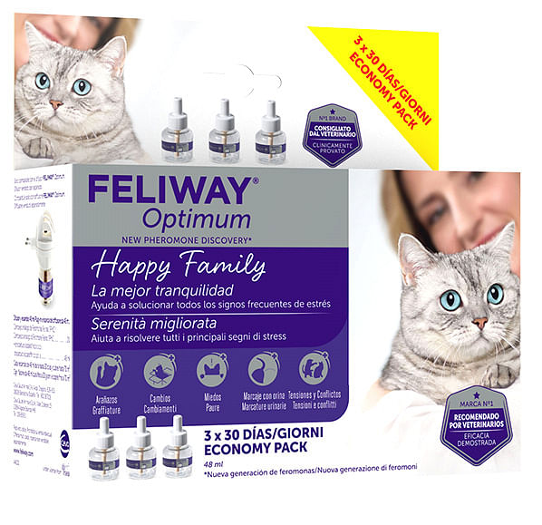 Feliway Optimum Refill 3 X48 Ml