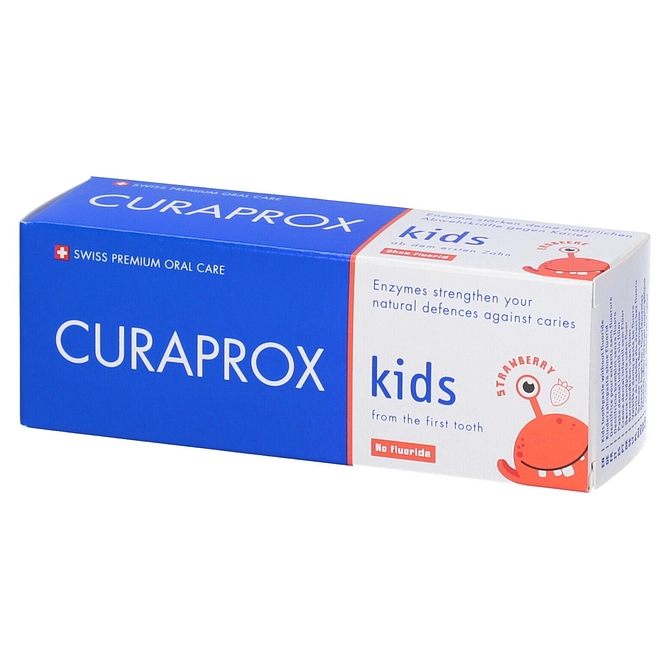 Curaprox Kids Toothpaste Strawberry Flavor 0 Ppm 60 Ml