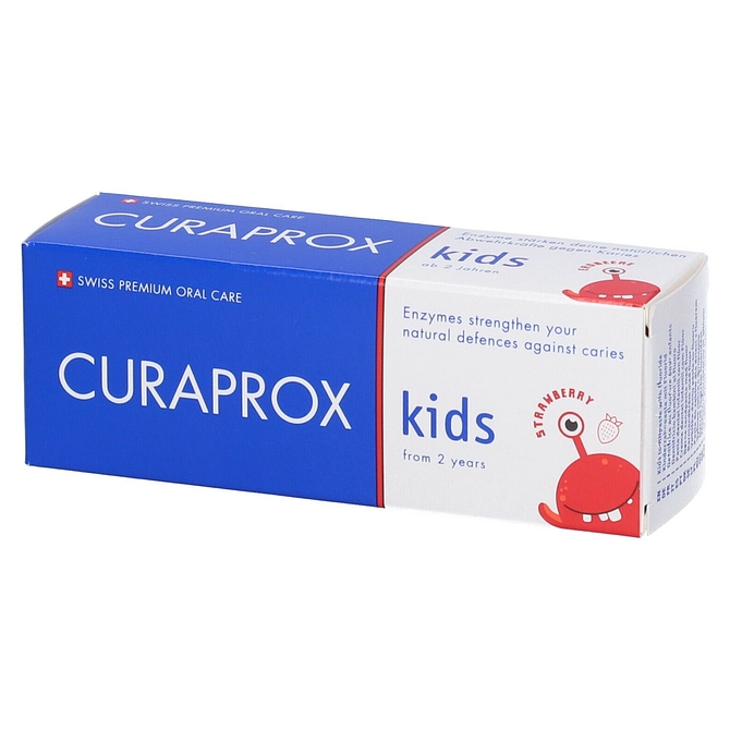 Curaprox Kids Toothpaste Strawberry Flavor 950 Ppm 60 Ml