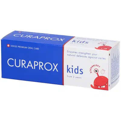 CURAPROX KIDS TOOTHPASTE STRAWBERRY FLAVOR 950PPM 60 ML CURAPROX KIDS TOOTHPASTE STRAWBERRY FLAVOR 950PPM 60 ML