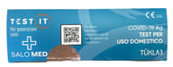 TEST ANTIGENICO RAPIDO COVID-19 TEST IT AUTODIAGNOSTICO DETERMINAZIONE QUALITATIVA ANTIGENI SARS-COV-2 IN TAMPONI NASALI MEDIANTE IMMUNOCROMATOGRAFIA