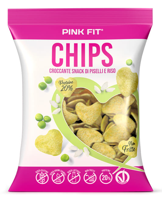 PINK FIT CHIPS PISELLI RISO 25 G