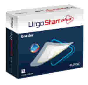 MEDICAZIONE URGOSTART PLUS BORDER CON MATRICE TLC-NOSF E FIBRE DI POLIACRILATO MISURA 13X13 CM 10 PEZZI