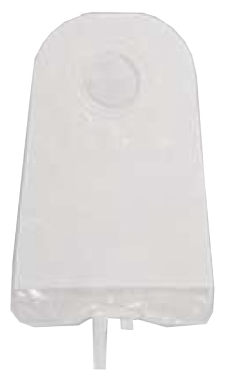 SACCA UROSTOMIA NATURA CON CHIUSURA FOLD-UP TAP TRASPARENTE 32MM
