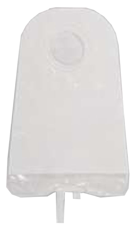 SACCA UROSTOMIA NATURA CON CHIUSURA FOLD-UP TAP TRASPARENTE 70MM 10 PEZZI