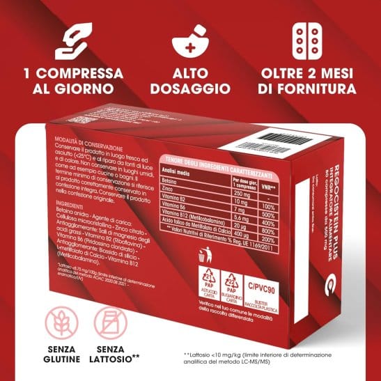 REGOCISTEIN PLUS 80 COMPRESSE