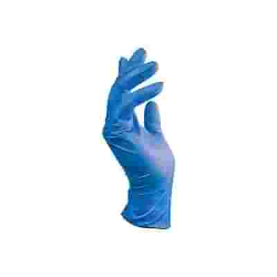 GUANTO DA ESAME IN NITRILE BLU SENZA TALCO SMALL 100 PEZZI